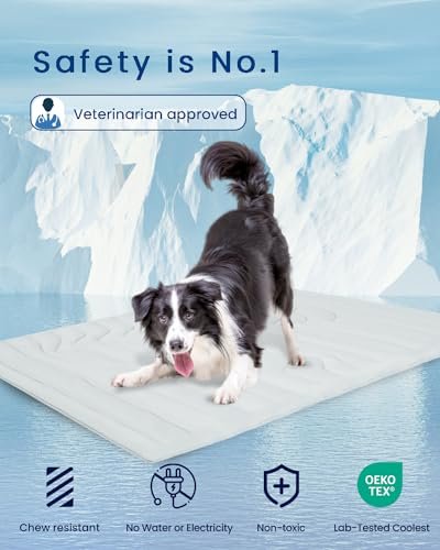 ZonLi Reversible Dog Cooling Mat, Large 48"x28", Cool & Warm Pad - Image 4