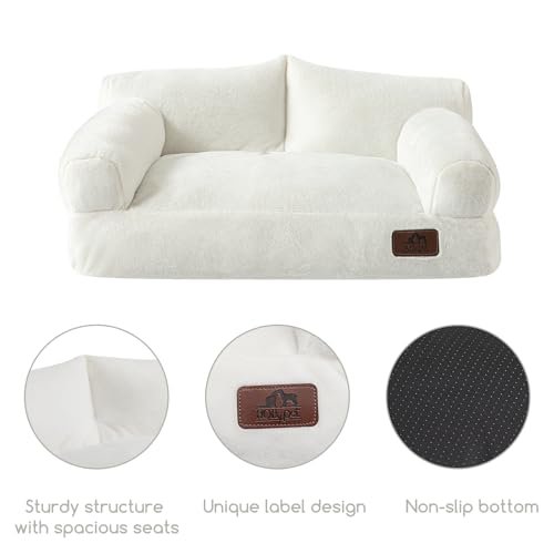 Hollypet Plush Calming Cat & Dog Sofa Bed – Soft, Cozy & Stylish - Image 6