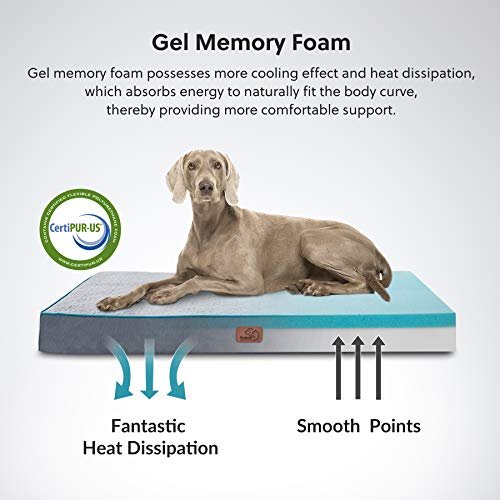 Orthopedic Memory Foam Dog Bed for Large Dogs - Waterproof & Washable - Image 2