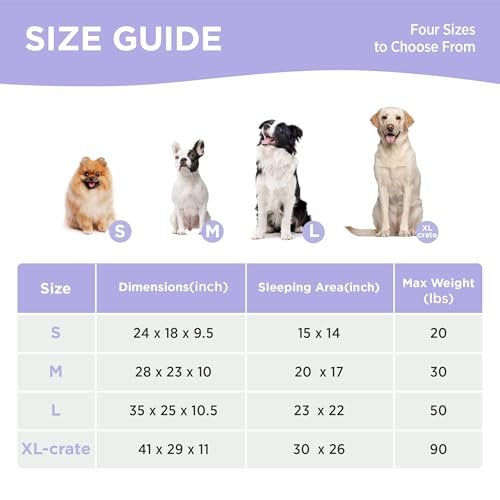 Orthopedic Large Dog Bed Sofa: Waterproof, Washable, Comfy Pet Couch - Cream 35" - Image 6