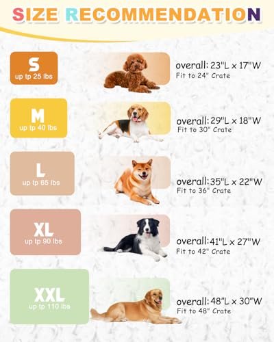 Orthopedic Dog Crate Bed, Washable Anti-Slip Pad for Medium Large Dogs - Image 5