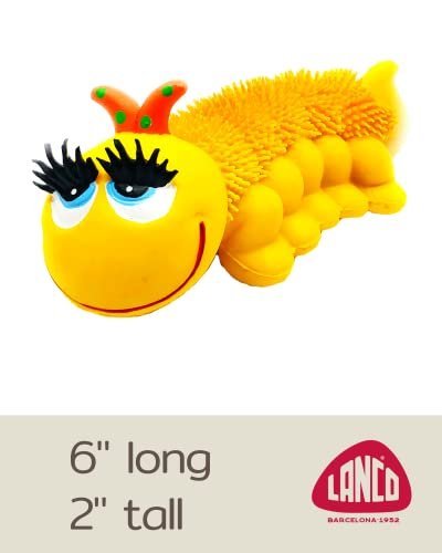 Sensory Caterpillar Dog Toy - Soft Natural Latex for Puppies & Small Dogs - Image 4