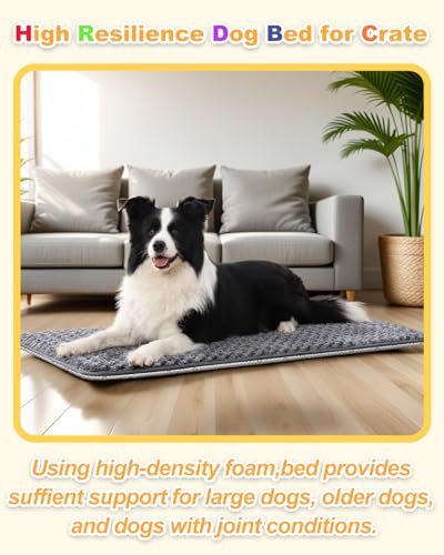 Orthopedic Dog Crate Bed, Washable Anti-Slip Pad for Medium Large Dogs - Image 6