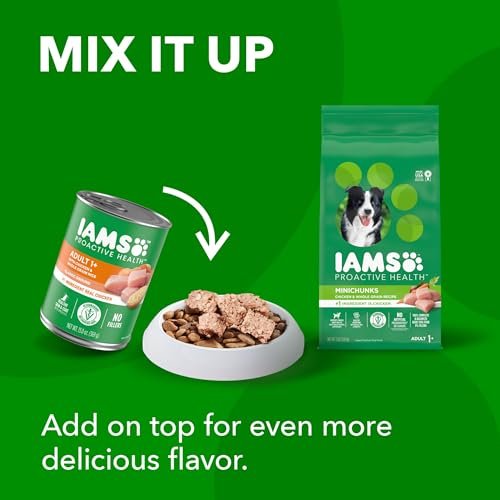 IAMS Minichunks Adult Dry Dog Food Chicken & Whole Grains, 7 lb Bag - Image 11