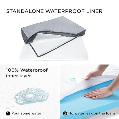 Orthopedic Memory Foam Dog Bed for Large Dogs - Waterproof & Washable - Image 3