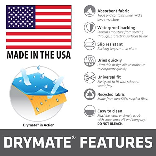 Drymate Waterproof Dog Crate Mat, Absorbent, Non-Slip, Washable Liner 29"x50" - Image 7