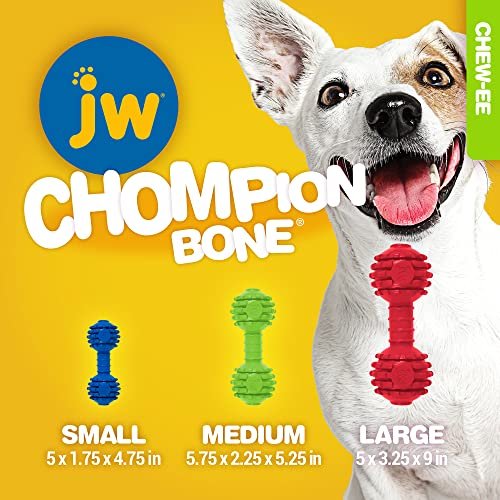 JW Pet Chompion Heavyweight Dog Chew Toy for Large Dogs, Durable - Image 4