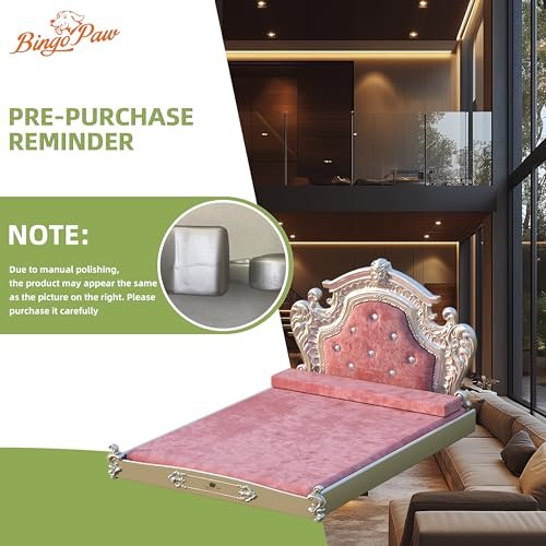 BingoPaw Jumbo Dog Sofa Bed with Velvet Cover & Orthopedic Support - Image 4