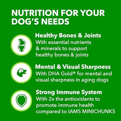 IAMS Healthy Aging Senior Dry Dog Food with Real Chicken, 7 lb Bag - Image 4