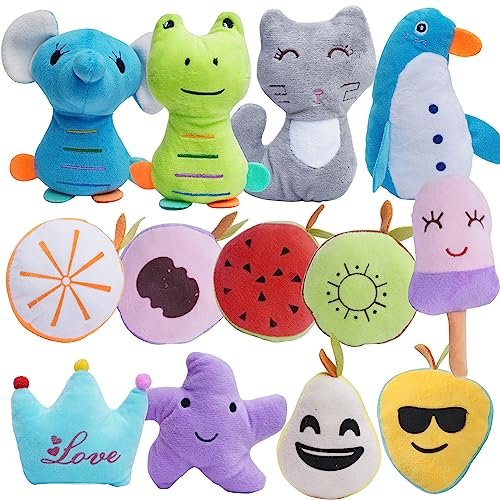HDMOTU 26-Pack Small Dog Squeaky Toys, Soft & Colorful Puppy Set - Image 2
