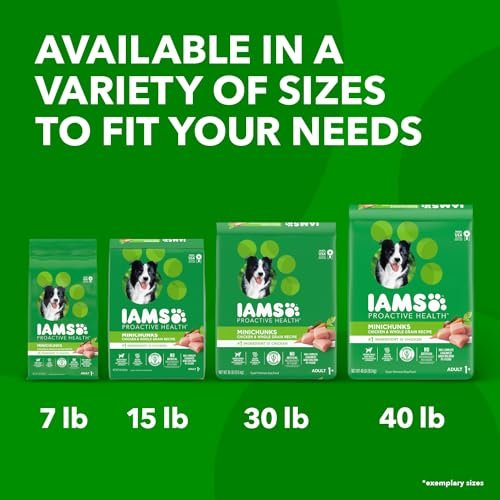 IAMS Minichunks Adult Dry Dog Food Chicken & Whole Grains, 7 lb Bag - Image 12