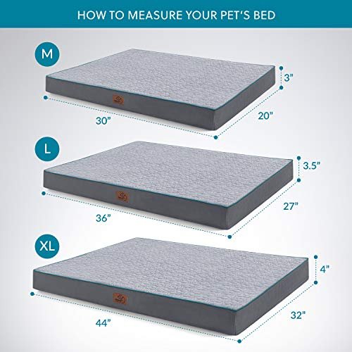Orthopedic Memory Foam Dog Bed for Large Dogs - Waterproof & Washable - Image 8
