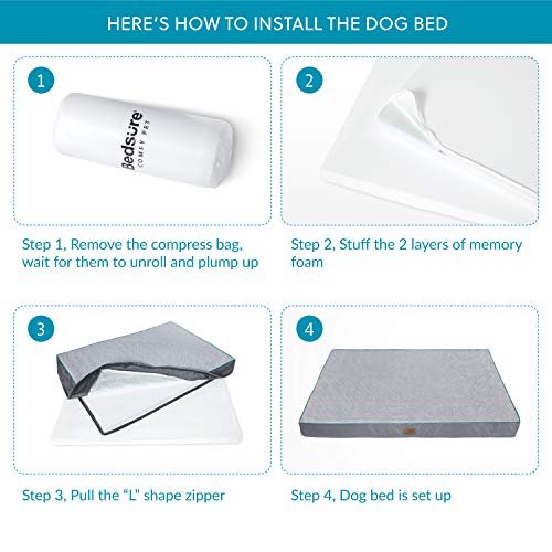 Orthopedic Memory Foam Dog Bed for Large Dogs - Waterproof & Washable - Image 6