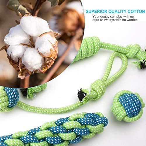 Depets 4-Pack Durable Puppy Rope Chew Toys for Teething & Play - Image 2