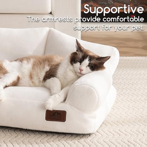 Hollypet Plush Calming Cat & Dog Sofa Bed – Soft, Cozy & Stylish - Image 4