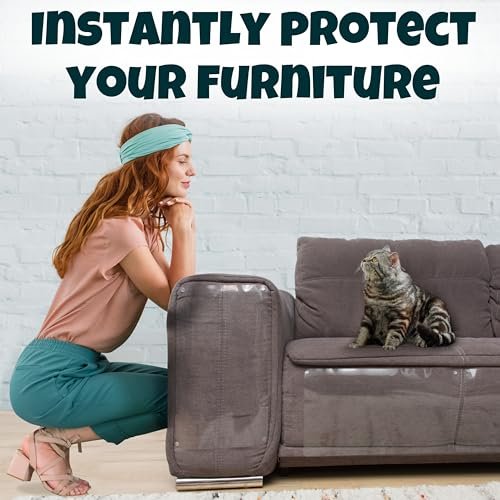 FixZilla Cat Scratch Furniture Protectors 10-Pack – Heavy-Duty Couch Shields - Image 4