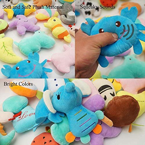 HDMOTU 26-Pack Small Dog Squeaky Toys, Soft & Colorful Puppy Set - Image 5