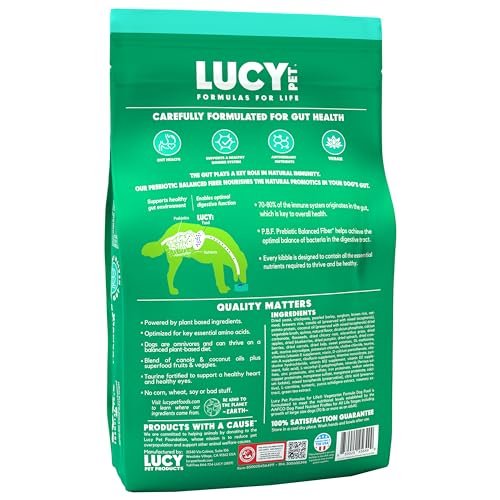 Lucy Pet Vegan Dog Food 20lb – Plant-Based, Vegetarian Formula - Image 2