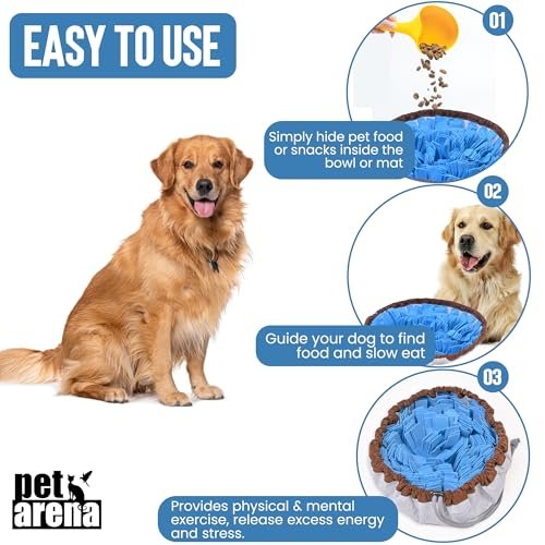 PET ARENA Dog Snuffle Mat - Interactive Slow Feeder for Mental Stimulation - Image 3