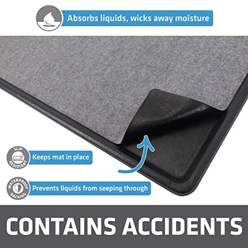 Drymate Waterproof Dog Crate Mat, Absorbent, Non-Slip, Washable Liner 29"x50" - Image 3