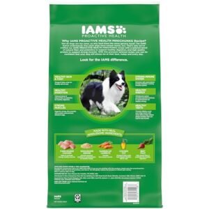 IAMS Proactive Health Minichunks Adult Dry Dog Food with Real Chicken and Whole Grains, 7 lb. Bag