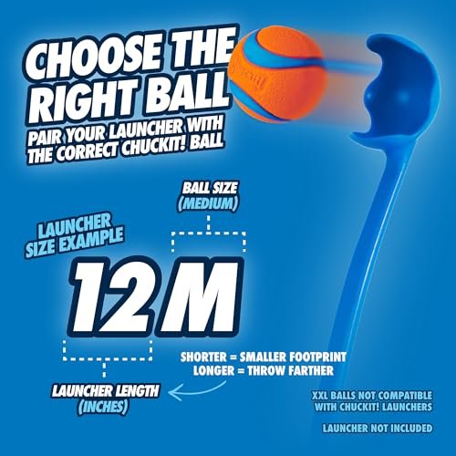 Chuckit Sport Dog Ball Launcher 12M with Medium Ball for Fetch Play - Image 6