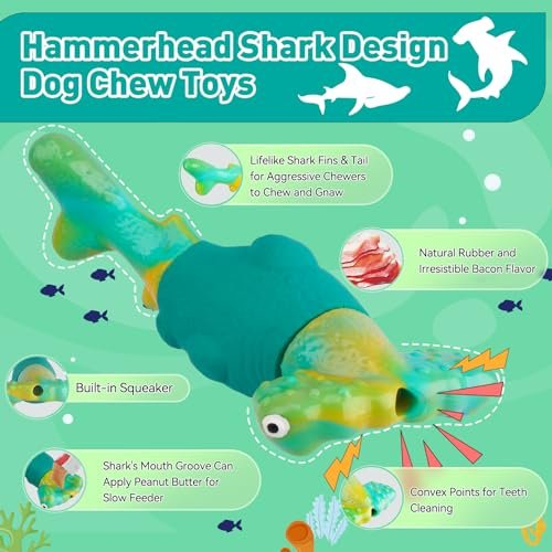 Tough Indestructible Dog Toys for Large Breeds - Interactive Squeaky Chew Toy - Image 4