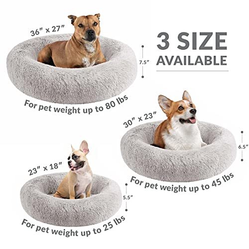 Orthopedic Memory Foam Dog & Cat Bed – Calming Plush, Washable, Grey - Image 10