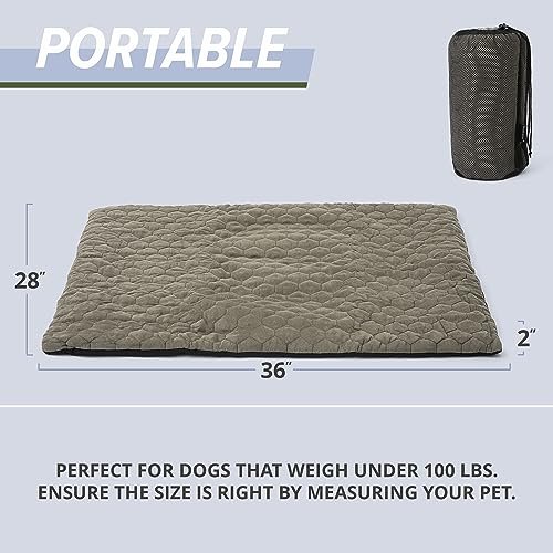 Meadowlark Portable Dog Bed: Waterproof Travel Mat for Small Dogs, Camping & Beach - Image 6