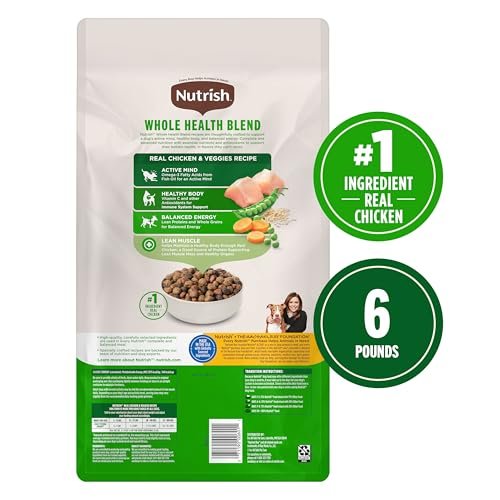 Rachael Ray Nutrish Dry Dog Food, Chicken & Veggies, 6 lb Bag - Image 3