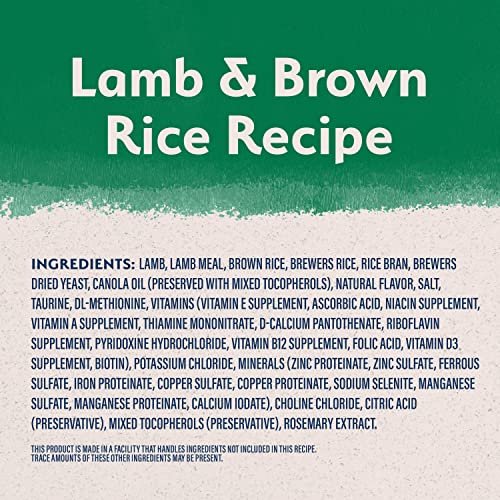 Natural Balance Lamb & Brown Rice Adult Dog Food, Healthy Grains, 24 lb - Image 4