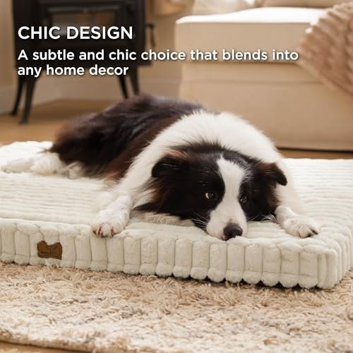 Orthopedic Large Dog Bed: Waterproof Egg Foam, Soft Corduroy Comfort Mat - Image 5