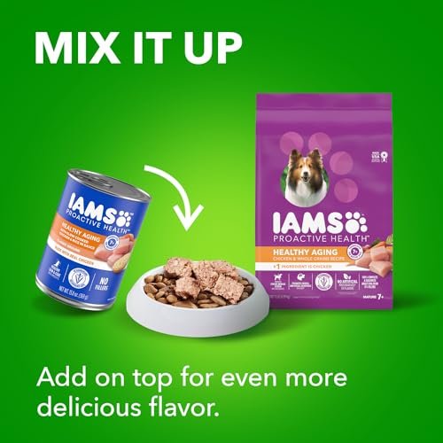 IAMS Healthy Aging Senior Dry Dog Food with Real Chicken, 7 lb Bag - Image 12