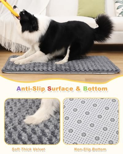 Orthopedic Dog Crate Bed, Washable Anti-Slip Pad for Medium Large Dogs - Image 3