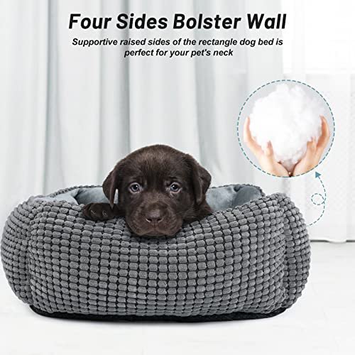 Orthopedic Dog & Cat Bed Sofa, Washable, Anti-Slip, 20" Grey - Image 6