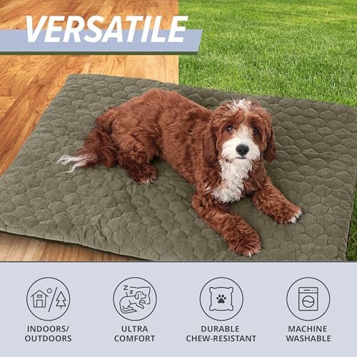 Meadowlark Portable Dog Bed: Waterproof Travel Mat for Small Dogs, Camping & Beach - Image 3