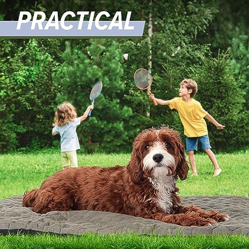 Meadowlark Portable Dog Bed: Waterproof Travel Mat for Small Dogs, Camping & Beach - Image 2