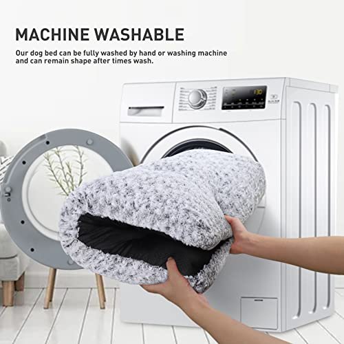 Soft Washable Dog Bed Crate Mat: Anti-Slip Comfort for All Dog Sizes, Gray 41x27 - Image 5