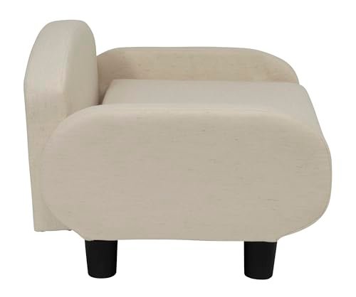 Stylish Pet Sofa with Removable Cover – 31.5" Wide, Espresso/Oatmeal - Image 10