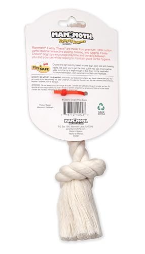 Mammoth Natural Cotton Rope Dog Toy - Small 9" Tug & Chew Toy - Image 4
