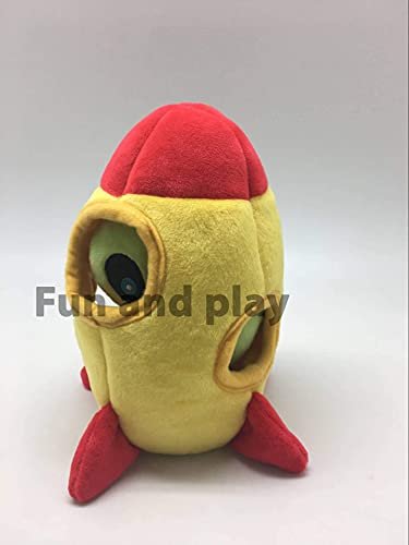 Interactive Plush Spaceship Dog Toy with Squeaky Aliens - Small Size - Image 2