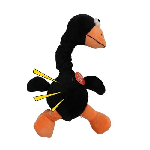 SPOT Chirpies Plush Dog Toy - Plush Dog Toy Makes Bird Sounds, Singing Cuddle Toy for Small and Large Dogs, Stretchy Bungee Neck, Recycled Stuffing - 14in, Assorted Bird Characters/Colors