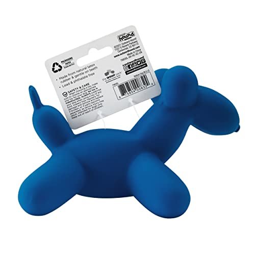 Outward Hound Large Blue Latex Squeaky Dog Toy – Durable & Fun - Image 9