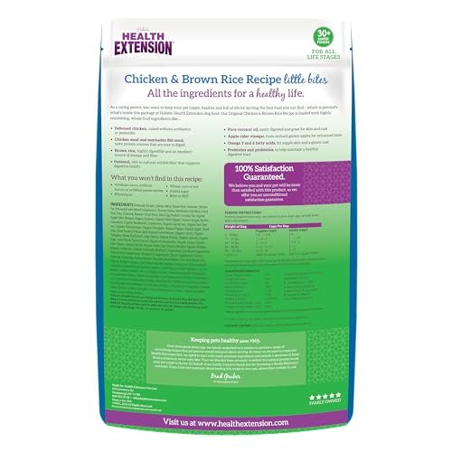 Health Extension Little Bites Chicken & Rice Small Dog Food 4lb – Natural, with Probiotics & Superfoods - Image 2