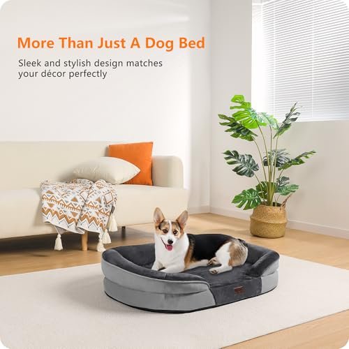 Orthopedic Dog Bed Medium Dogs: Waterproof Comfort, Supportive Foam, Washable Cover - Image 2