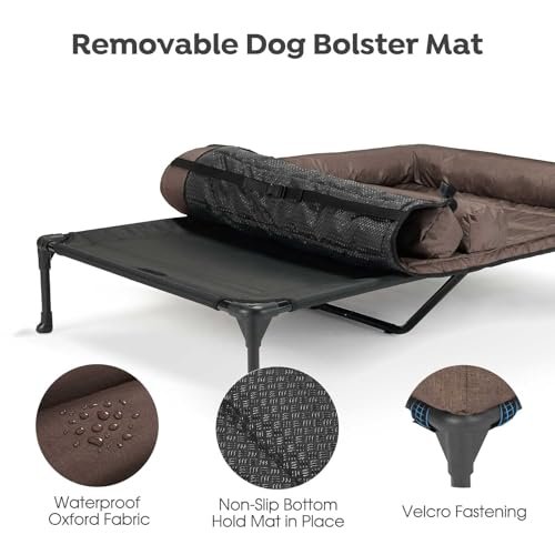 Veehoo Elevated Large Dog Bed: Cooling Mesh, Waterproof, 2-Dog Comfort Zone - Image 4