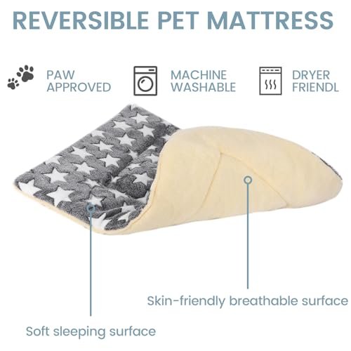 Orthopedic Memory Foam Dog Bed - Grey Washable Pet Mat for Crates & Kennels - Image 4