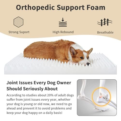 Chew Proof Orthopedic Dog Bed for Large Dogs - Waterproof & Durable - Image 4