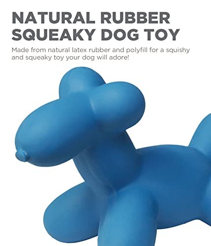 Outward Hound Large Blue Latex Squeaky Dog Toy – Durable & Fun - Image 3