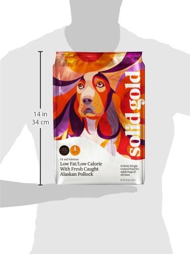 Solid Gold Fit and Fabulous Pollock Dog Food, Low Fat, High Fiber, 4 LB - Image 3